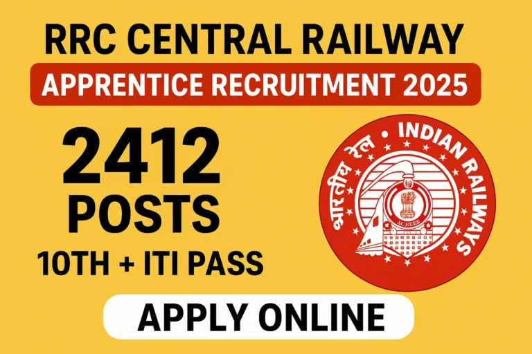 RRC CR Apprentice Recruitment 2025